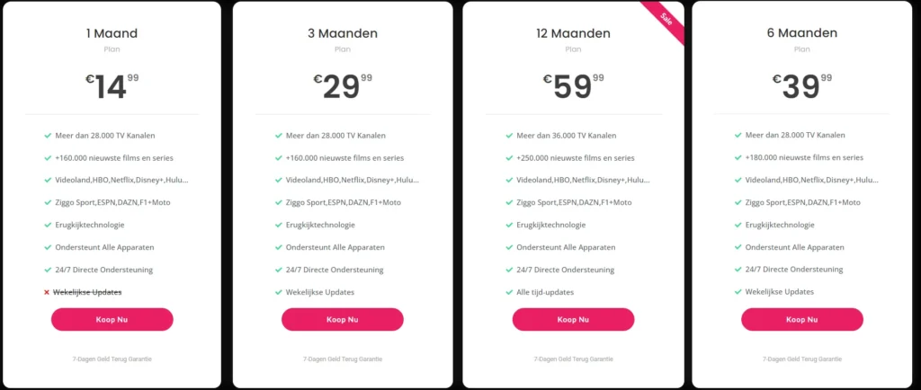 abonnement iptv 12 mois smart tv