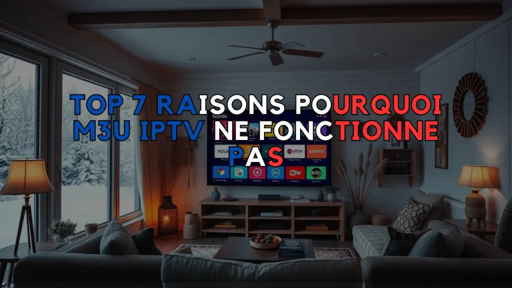 m3u iptv ne fonctionne pas